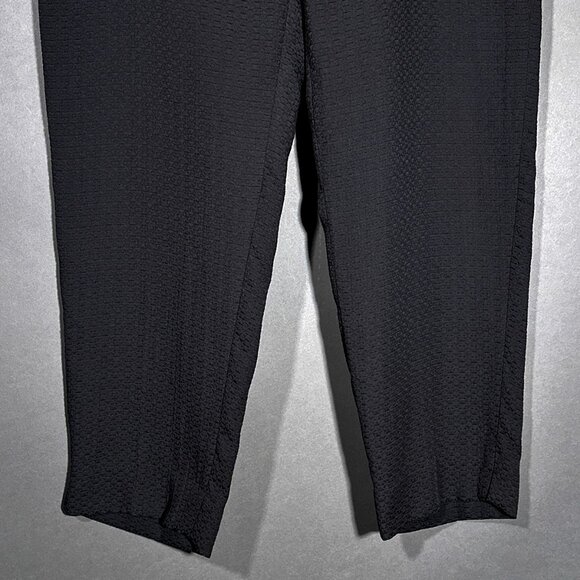 Liz Claiborne‎ Black Capris Pants Texture Size 14 - Picture 5 of 16